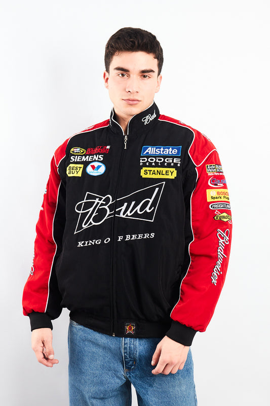 2008 Jeff Hamilton x Nascar Budweiser x Dodge Racing Jacket (M/L)