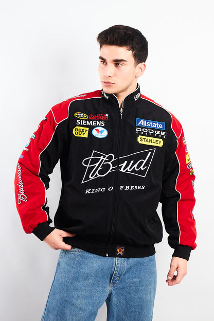 2008 Jeff Hamilton x Nascar Budweiser x Dodge Racing Jacket (M/L)