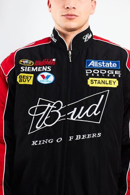 2008 Jeff Hamilton x Nascar Budweiser x Dodge Racing Jacket (M/L)