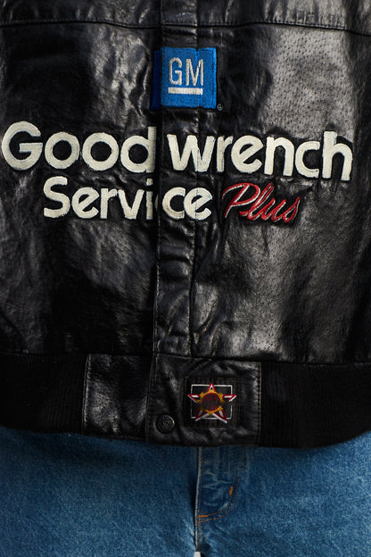 1999 Vintage Jeff Hamilton Nascar Dale Earnhardt Leather Racing Jacket (L/XL)