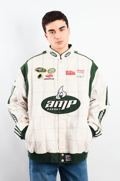 2008 Vintage Chase National Guard Dale Jr Nascar Racing Jacket (XL)