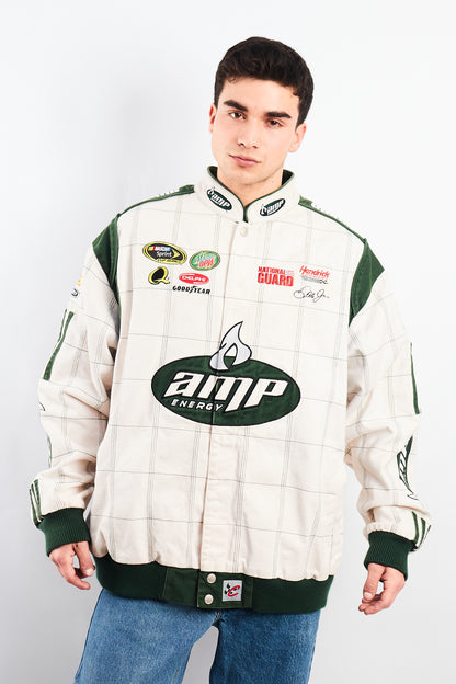 2008 Vintage Chase National Guard Dale Jr Nascar Racing Jacket (XL)