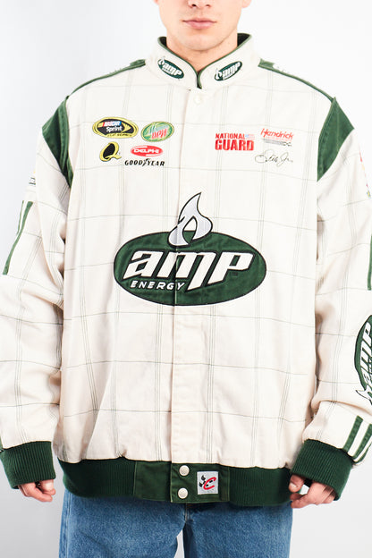 2008 Vintage Chase National Guard Dale Jr Nascar Racing Jacket (XL)