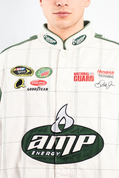 2008 Vintage Chase National Guard Dale Jr Nascar Racing Jacket (XL)