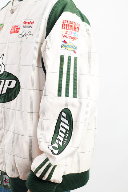 2008 Vintage Chase National Guard Dale Jr Nascar Racing Jacket (XL)