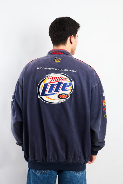 2002 Vintage Chase Dodge x Miller Lite Nascar Racing Jacket (L/XL)