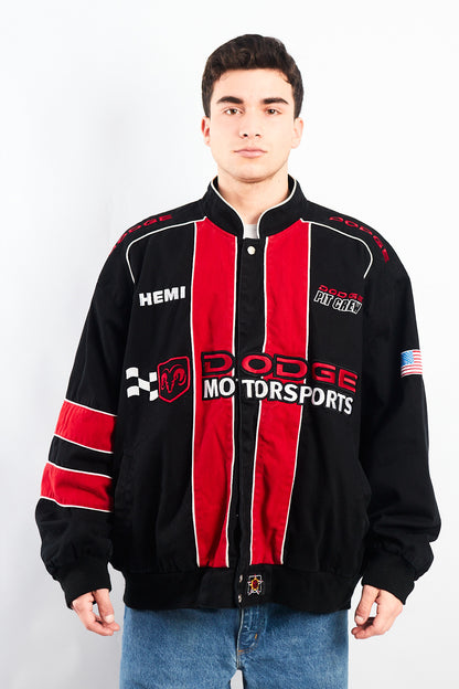 2006 Vintage Jeff Hamilton Nascar Dodge Racing Jacket (XL/XXL)