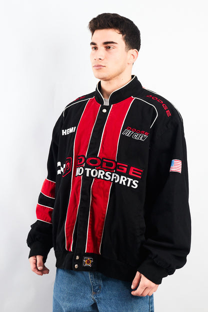 2006 Vintage Jeff Hamilton Nascar Dodge Racing Jacket (XL/XXL)