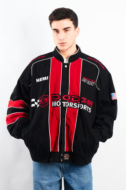 2006 Vintage Jeff Hamilton Nascar Dodge Racing Jacket (XL/XXL)