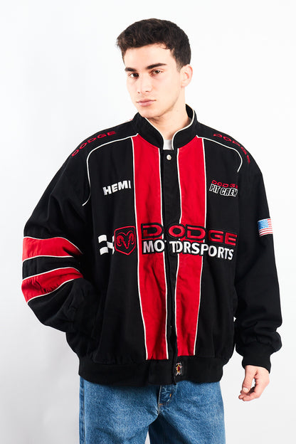 2006 Vintage Jeff Hamilton Nascar Dodge Racing Jacket (XL/XXL)