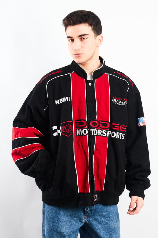 2006 Vintage Jeff Hamilton Nascar Dodge Racing Jacket (XL/XXL)