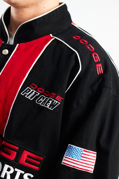 2006 Vintage Jeff Hamilton Nascar Dodge Racing Jacket (XL/XXL)