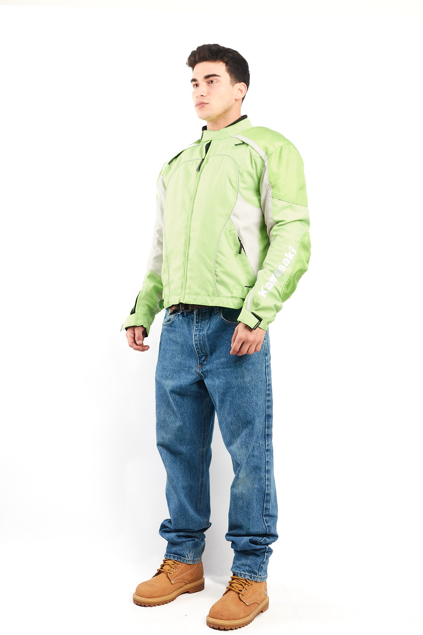 2000 Vintage Kawasaki Armored Moto Jacket (M/L)