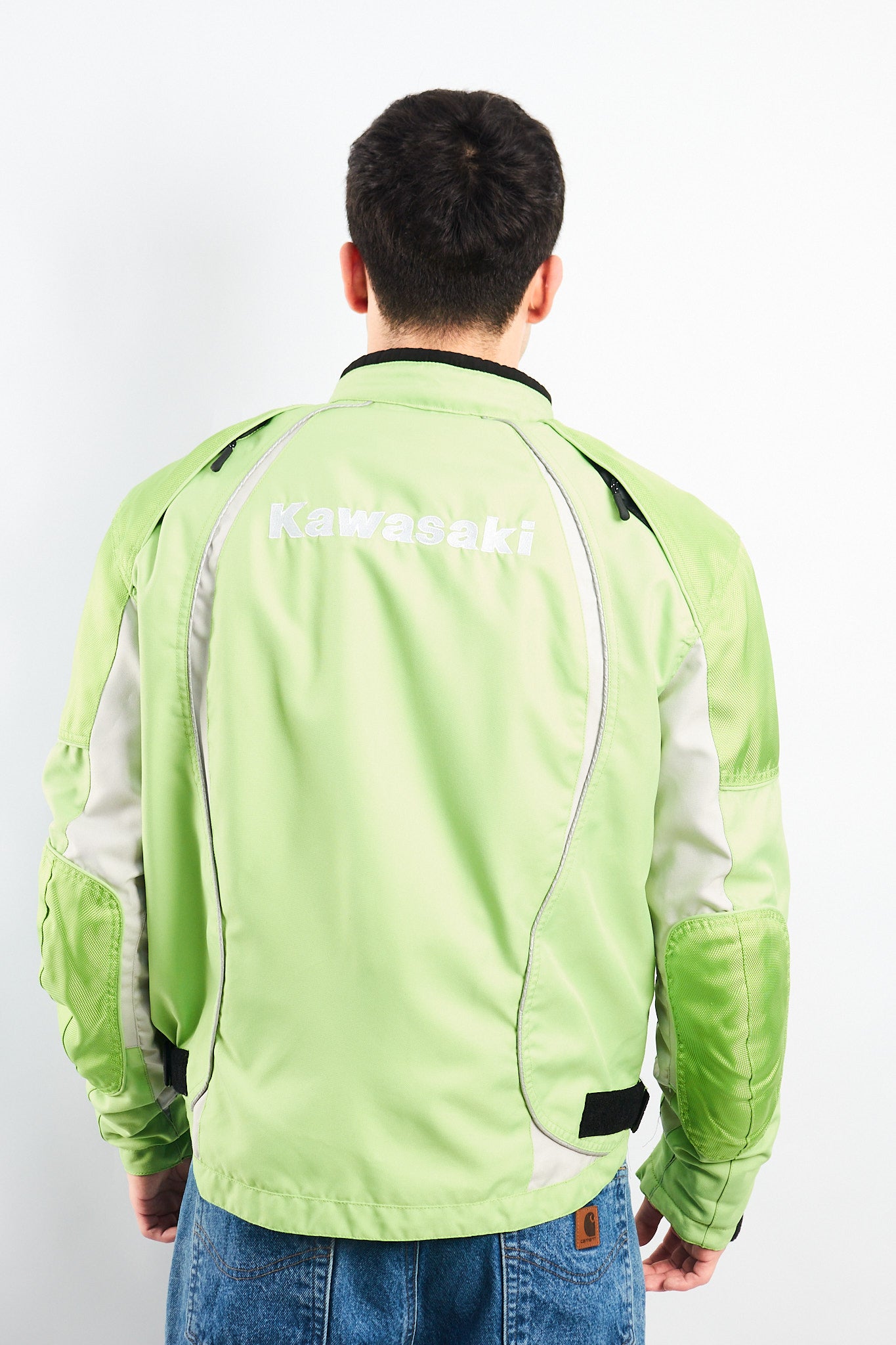 2000 Vintage Kawasaki Armored Moto Jacket (M/L)