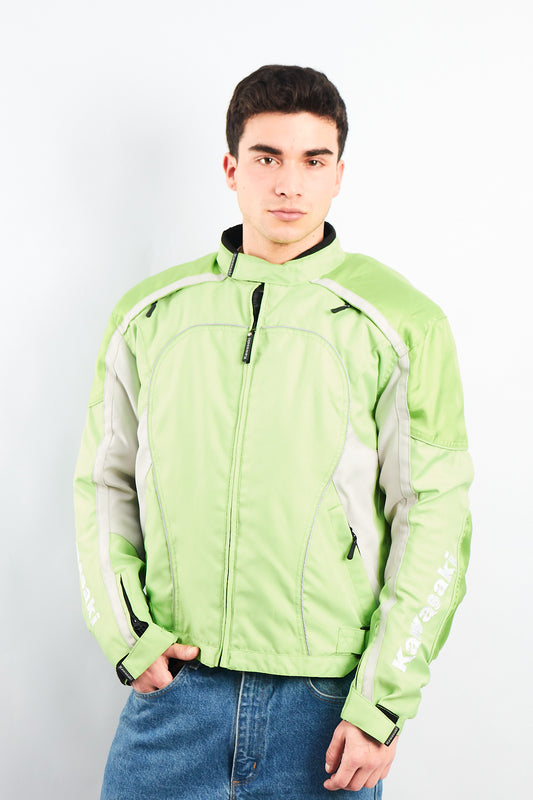 2000 Vintage Kawasaki Armored Moto Jacket (M/L)