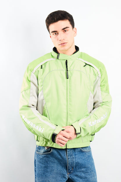 2000 Vintage Kawasaki Armored Moto Jacket (M/L)
