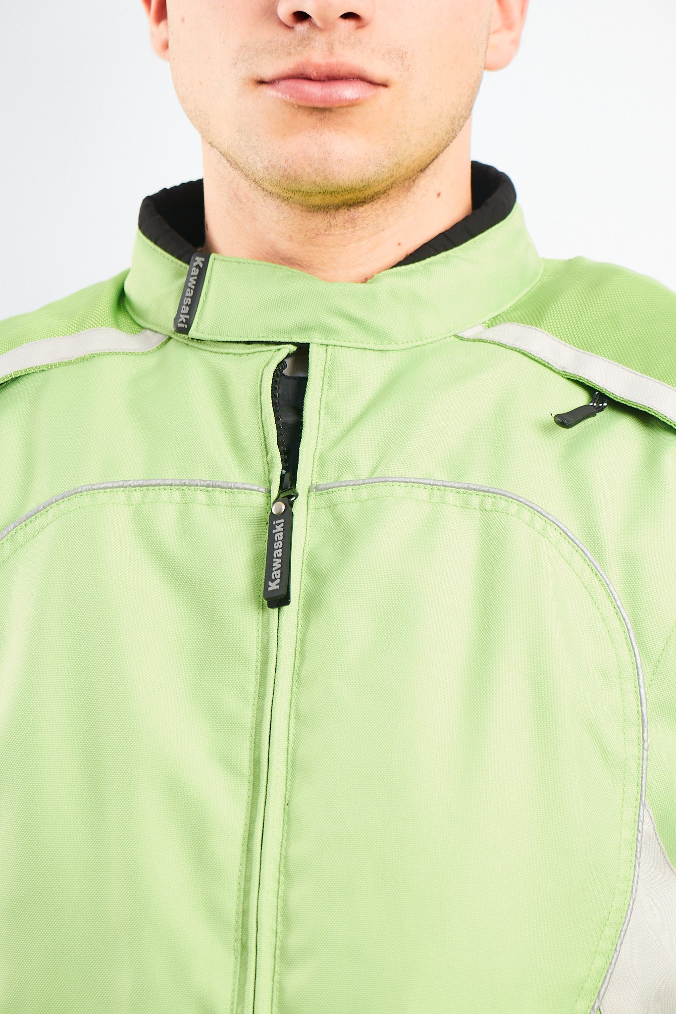 2000 Vintage Kawasaki Armored Moto Jacket (M/L)