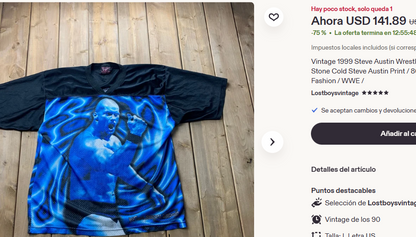 1999 Wrestlemania Steve Austin Stone Cold Mesh Jersey (M/L)
