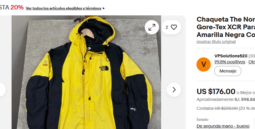1990 Vintage North Face Gorpcore Gore-Tex Jacket (M/L)