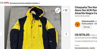 1990 Vintage North Face Gorpcore Gore-Tex Jacket (M/L)