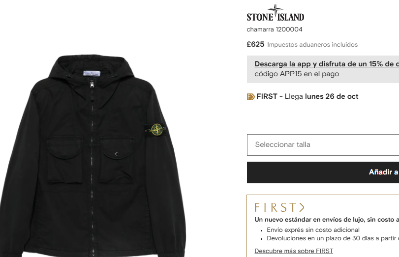 2000 Vintage Stone Island Black Work Jacket (M)