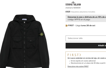 2000 Vintage Stone Island Black Work Jacket (M)