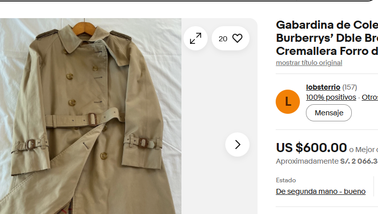 1990 Vintage Burberry's of London Beige Trench Coat (M/L)
