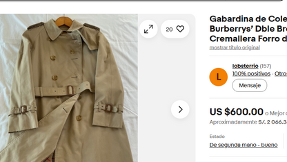 1990 Vintage Burberry's of London Beige Trench Coat (M/L)