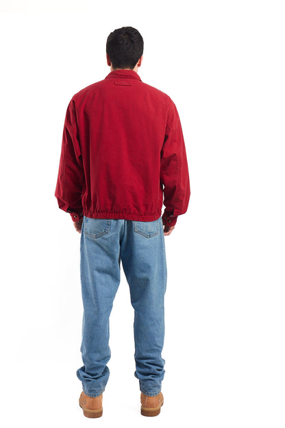 2000 Tommy Hilfiger Crimson Red Harrington Jacket (M/L)
