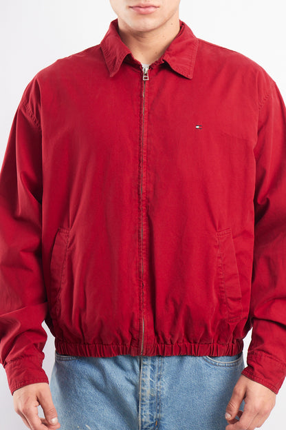 2000 Tommy Hilfiger Crimson Red Harrington Jacket (M/L)