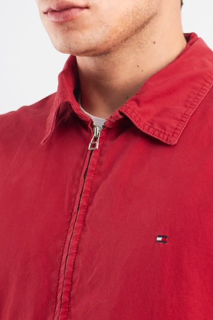 2000 Tommy Hilfiger Crimson Red Harrington Jacket (M/L)