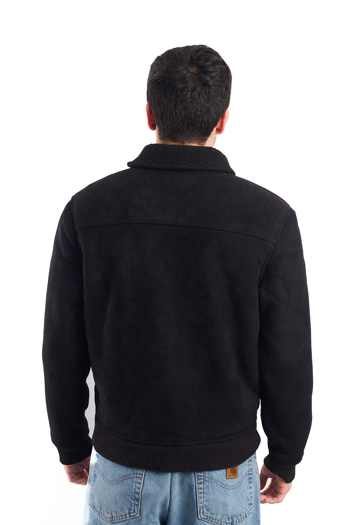 2000 Tommy Hilfiger Faux Fur A-2 Flight Jacket (M)