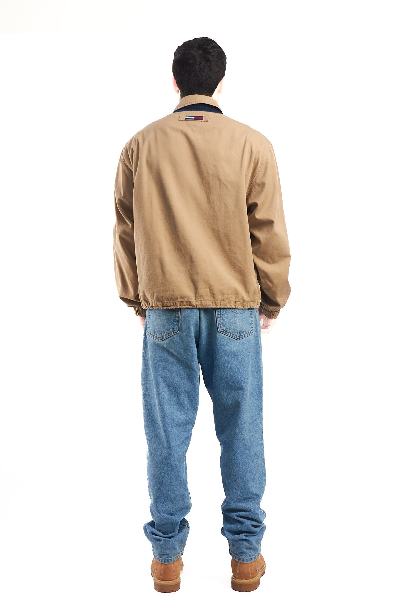 1999 Vintage Tommy Hilfiger Camel Aviator Jacket (M/L)