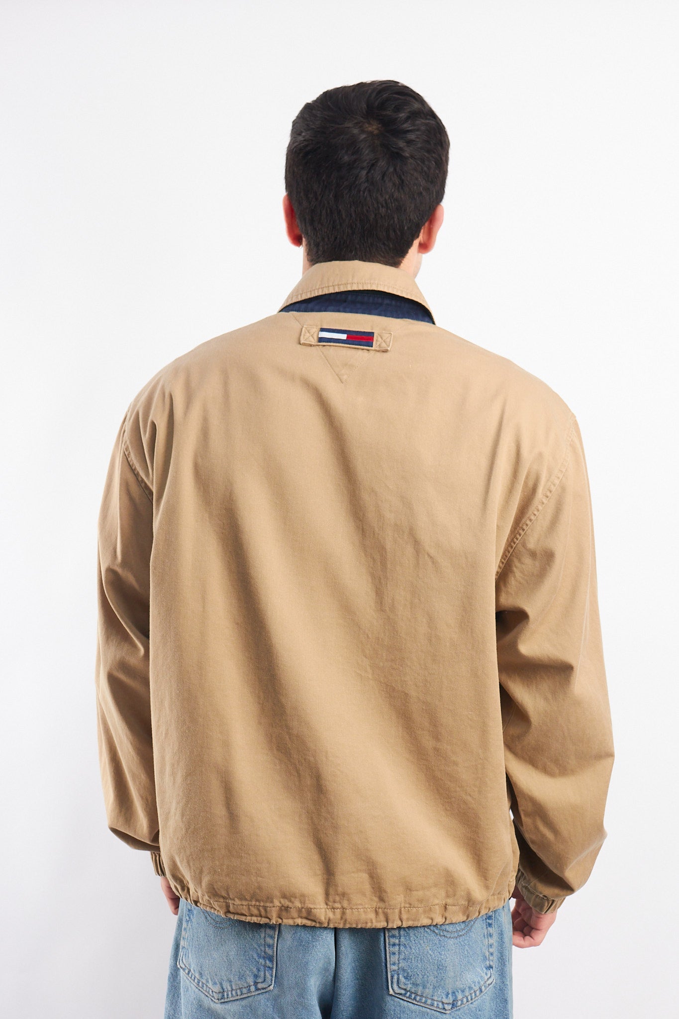 1999 Vintage Tommy Hilfiger Camel Aviator Jacket (M/L)