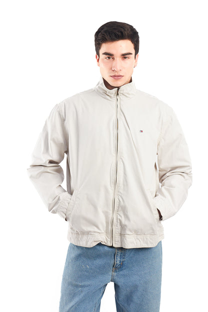 2000 Tommy Hilfiger Beige Harrington Jacket (L)