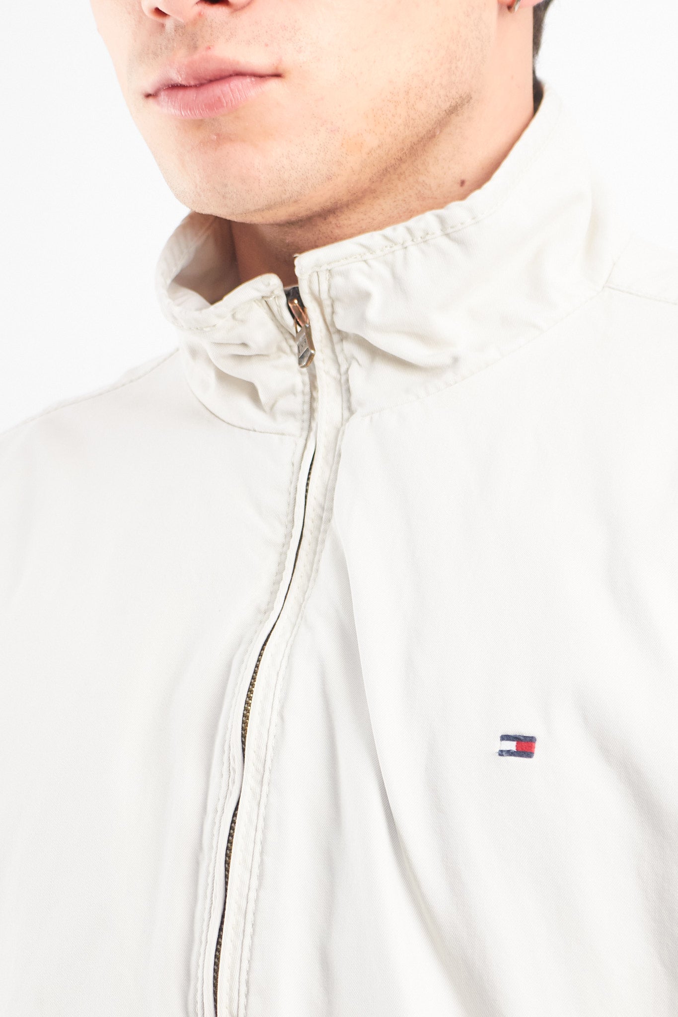 2000 Tommy Hilfiger Beige Harrington Jacket (L)