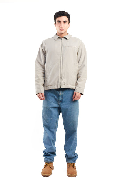 2005 Vintage Tommy Oatmeal Padded Harrington (M)