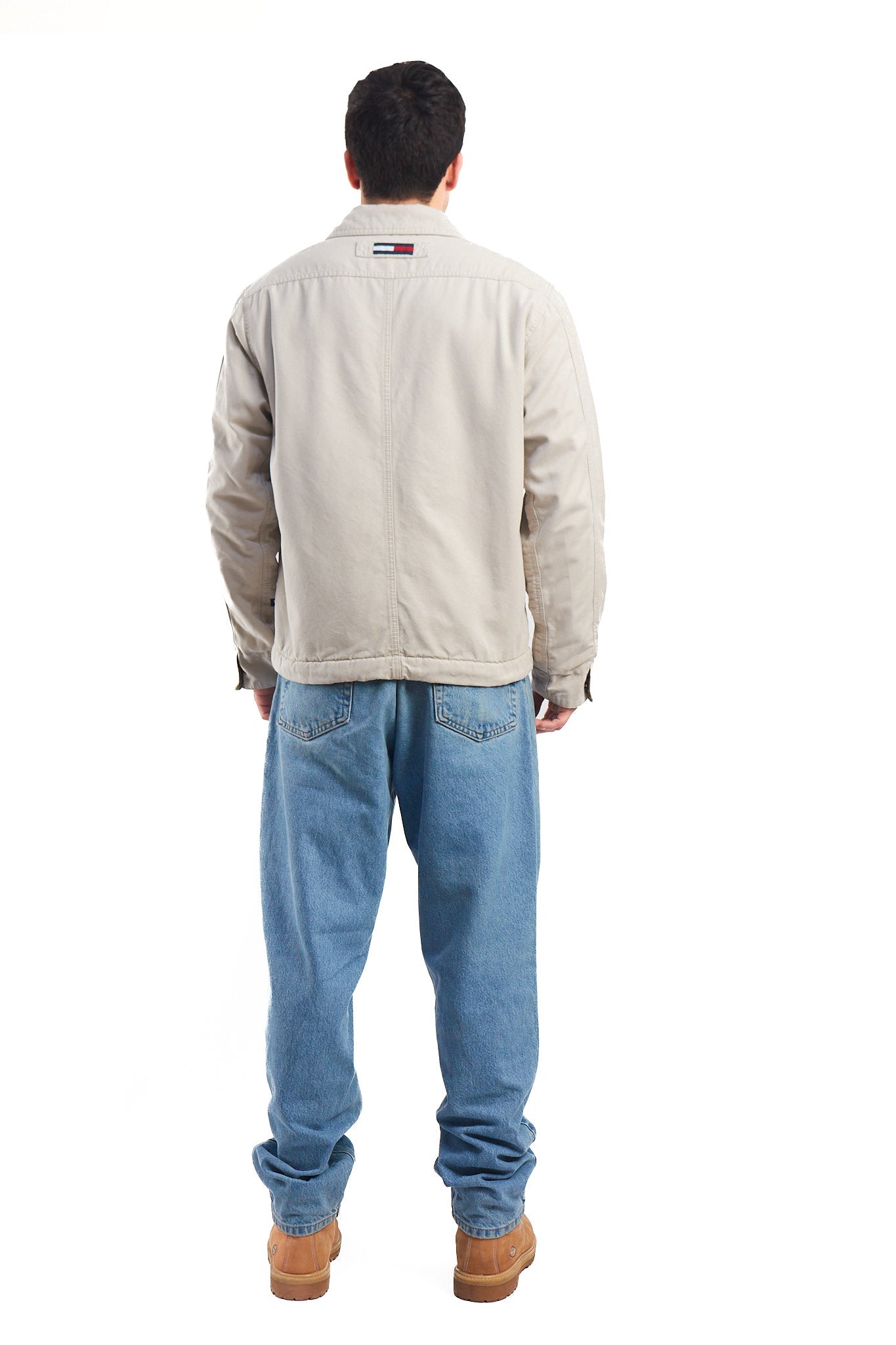 2005 Vintage Tommy Oatmeal Padded Harrington (M)