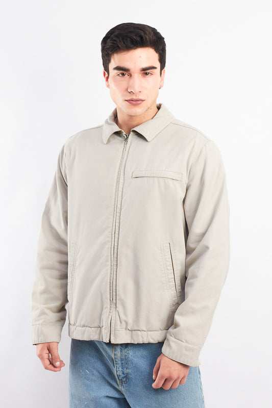 2005 Vintage Tommy Oatmeal Padded Harrington (M)