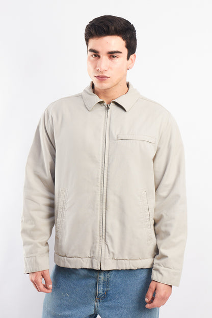 2005 Vintage Tommy Oatmeal Padded Harrington (M)