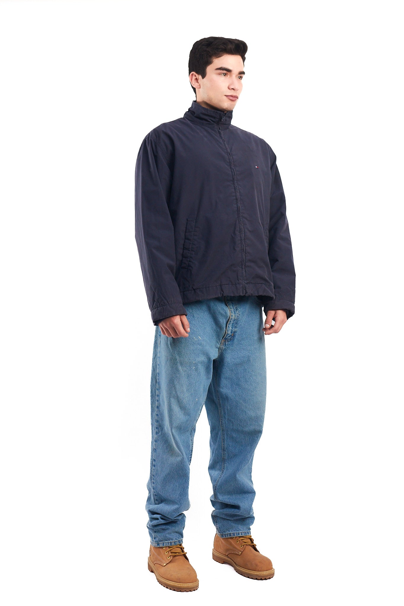 2000 Tommy Hilfiger Navy Harrington Jacket (M/L)