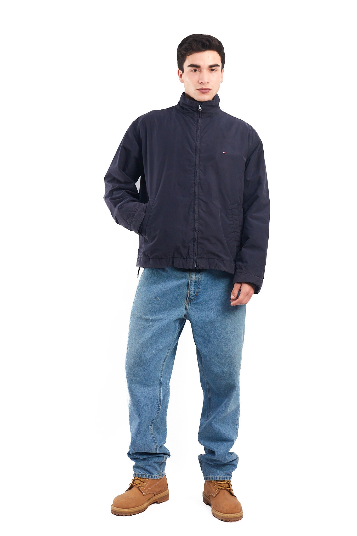 2000 Tommy Hilfiger Navy Harrington Jacket (M/L)