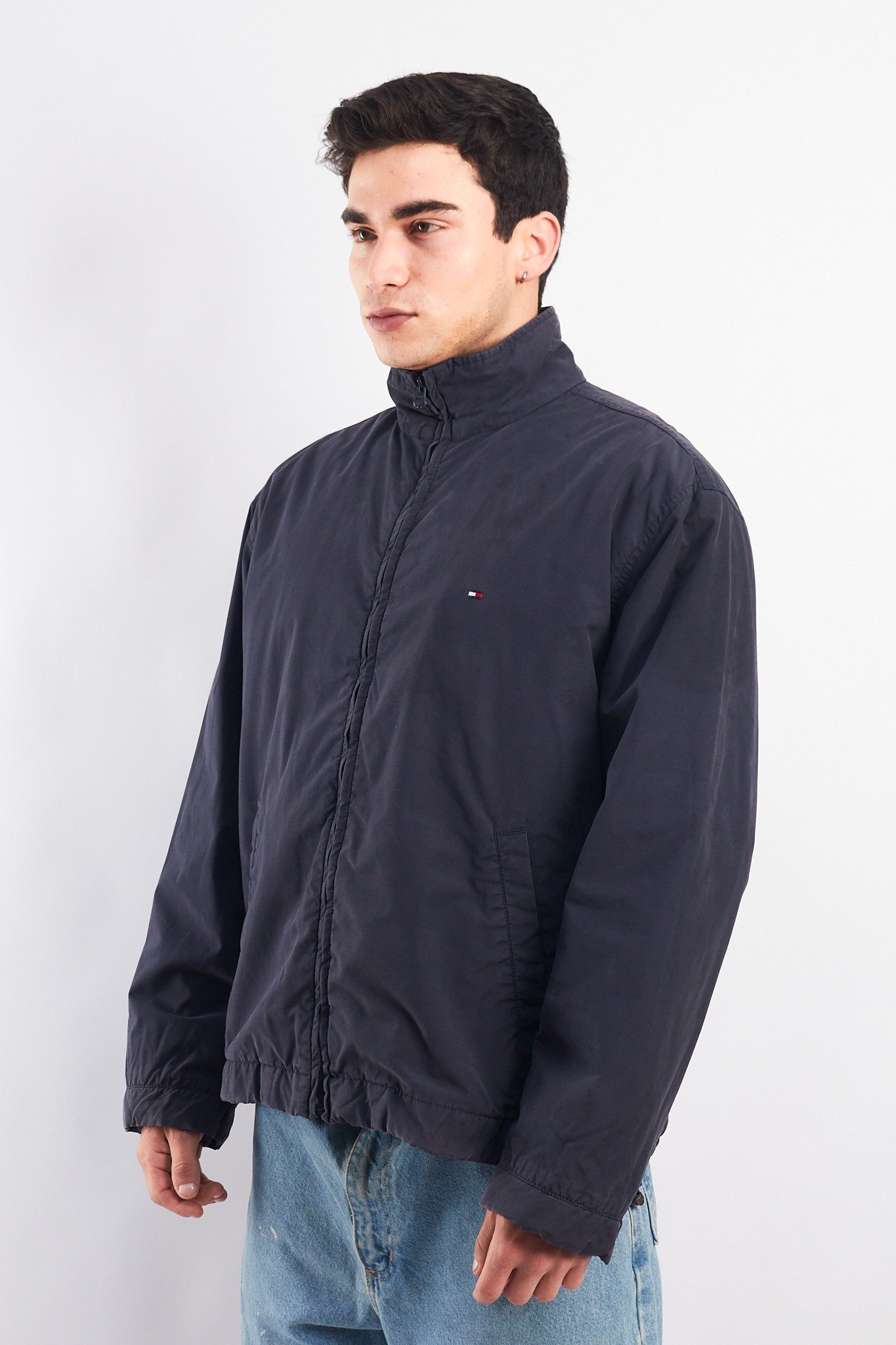 2000 Tommy Hilfiger Navy Harrington Jacket (M/L)