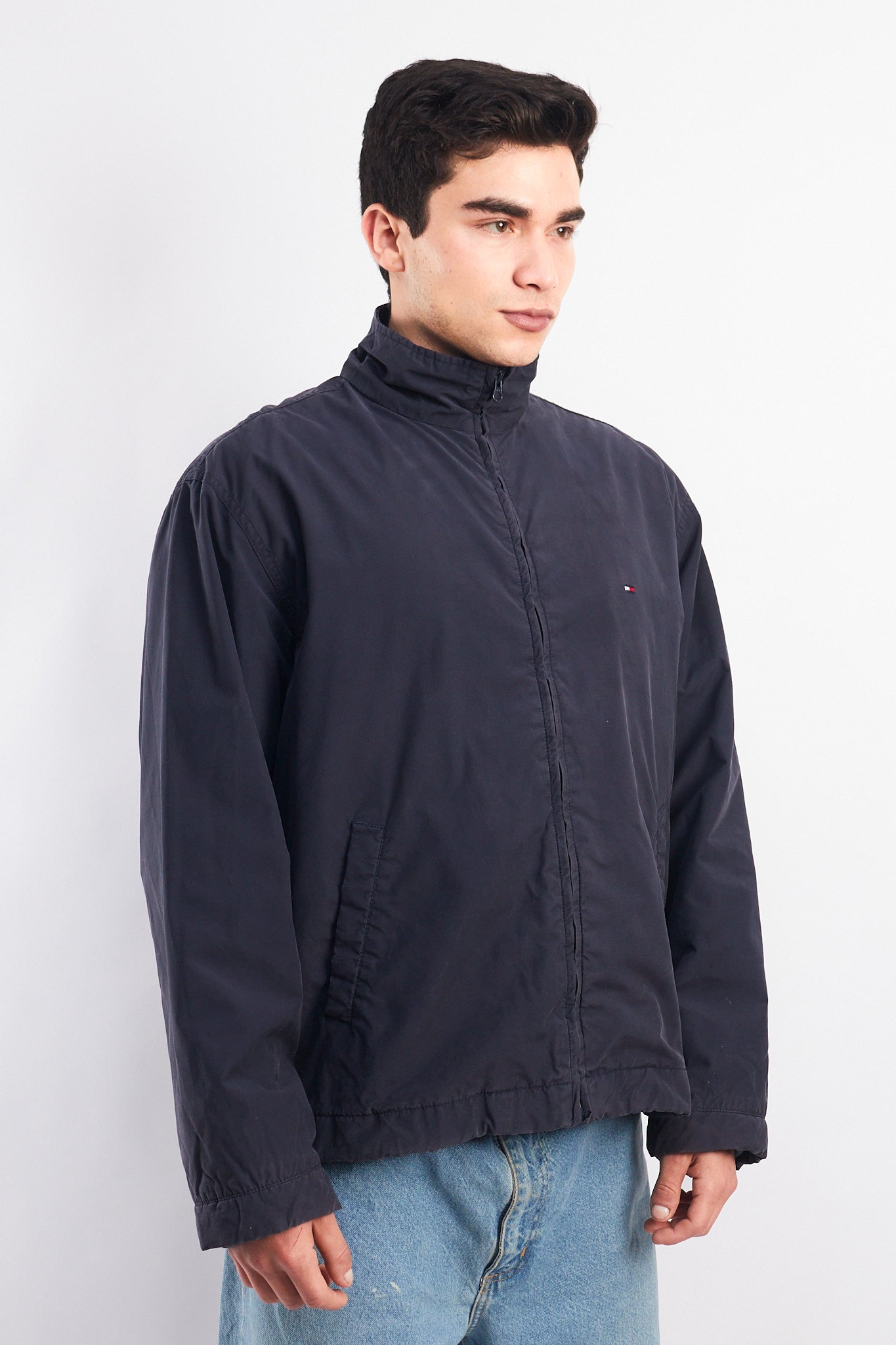 2000 Tommy Hilfiger Navy Harrington Jacket (M/L)