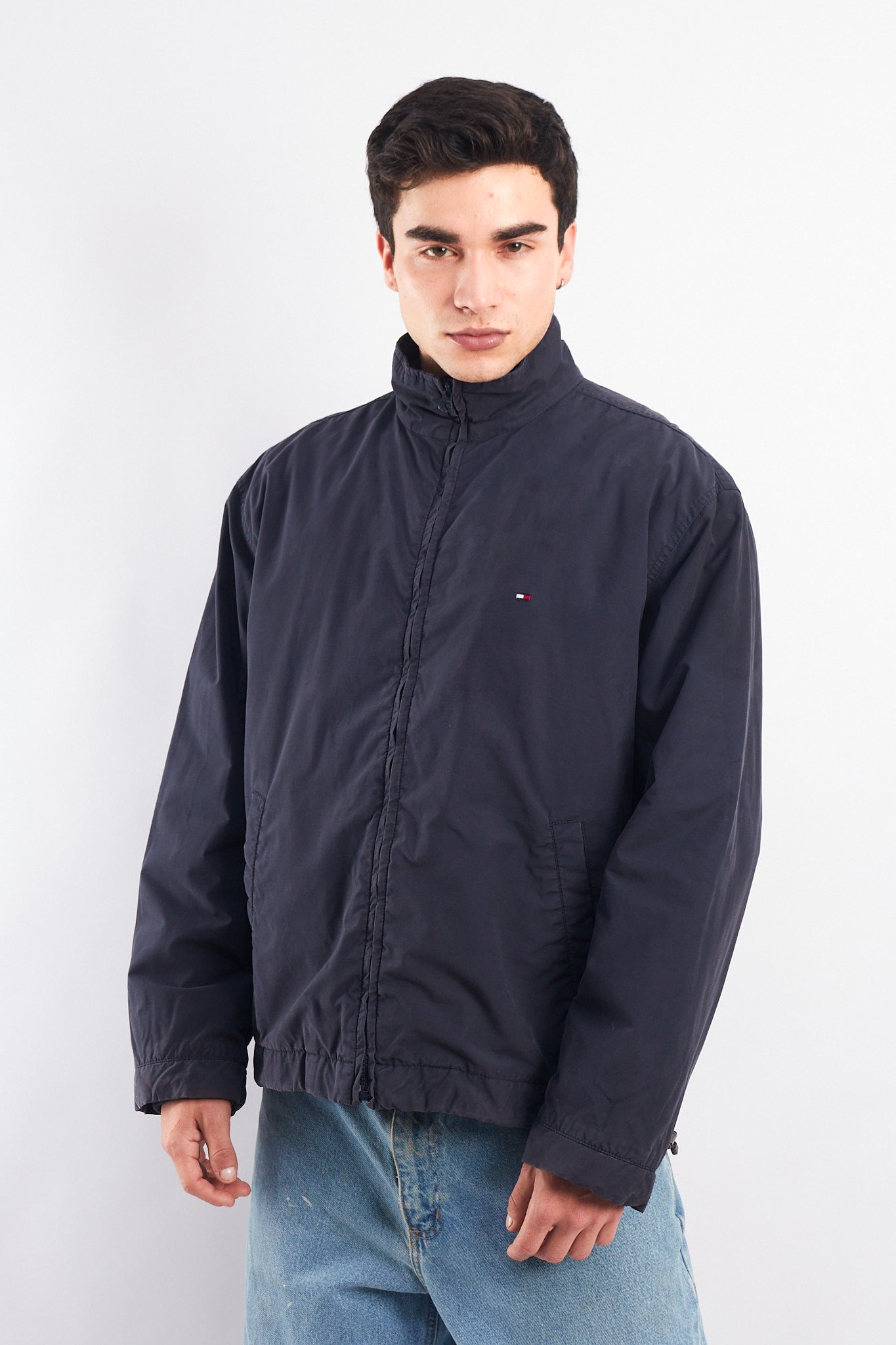 2000 Tommy Hilfiger Navy Harrington Jacket (M/L)