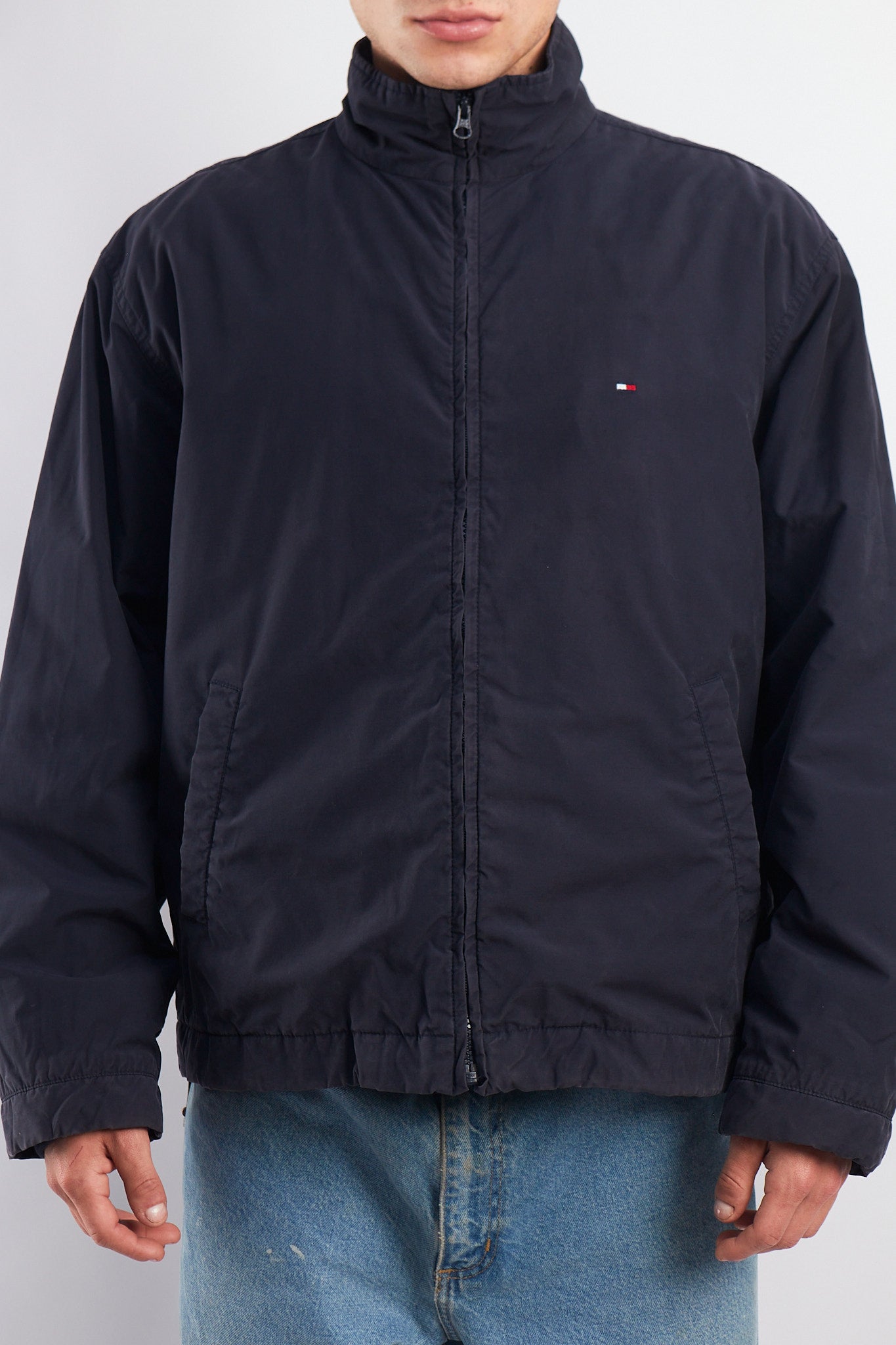 2000 Tommy Hilfiger Navy Harrington Jacket (M/L)