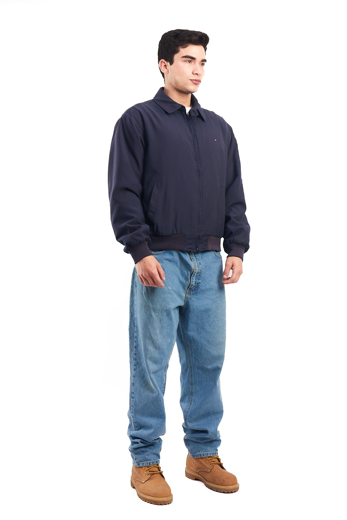 2000 Tommy Hilfiger Navy Harrington Jacket (M/L)