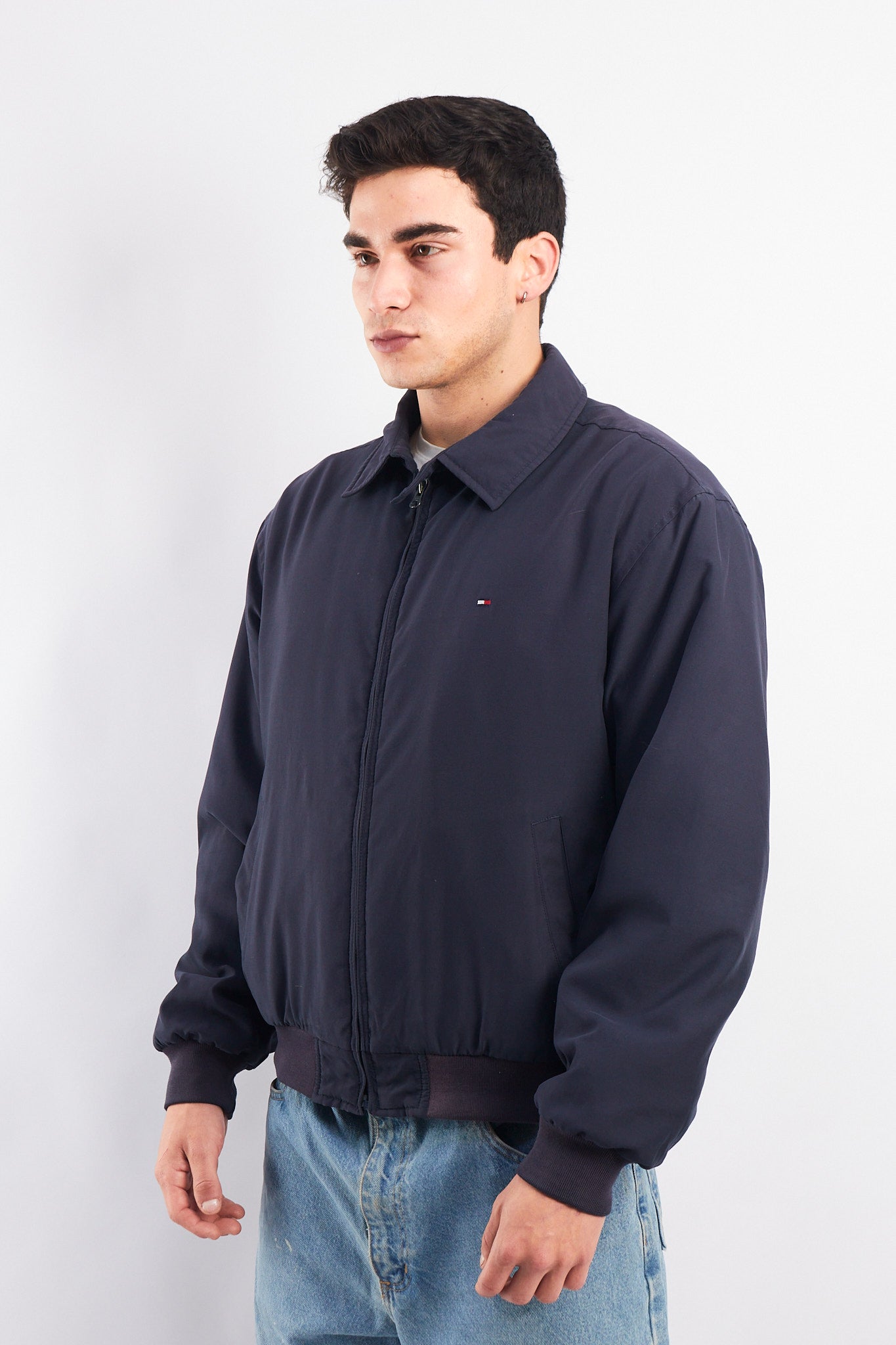 2000 Tommy Hilfiger Navy Harrington Jacket (M/L)