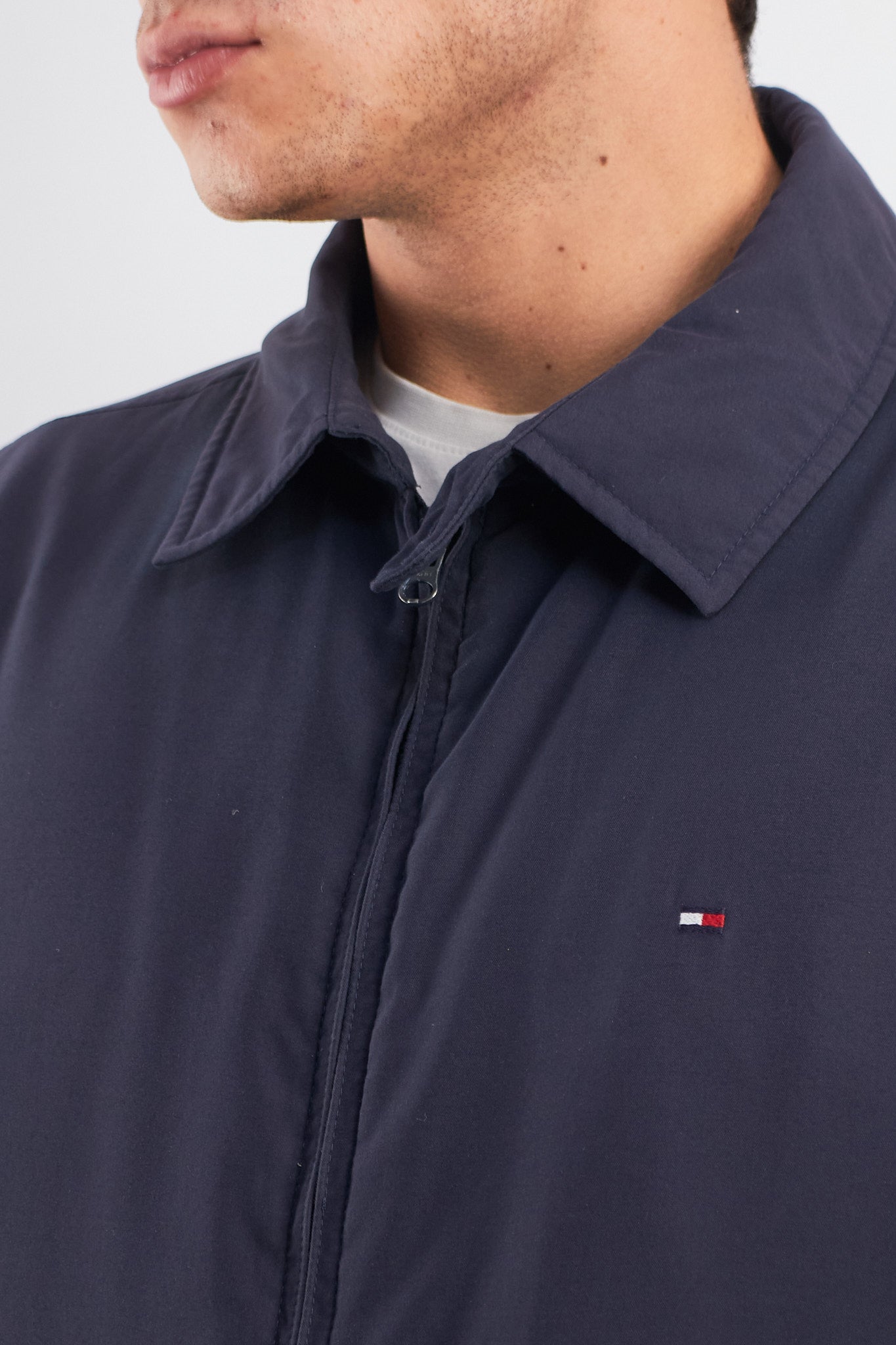 2000 Tommy Hilfiger Navy Harrington Jacket (M/L)