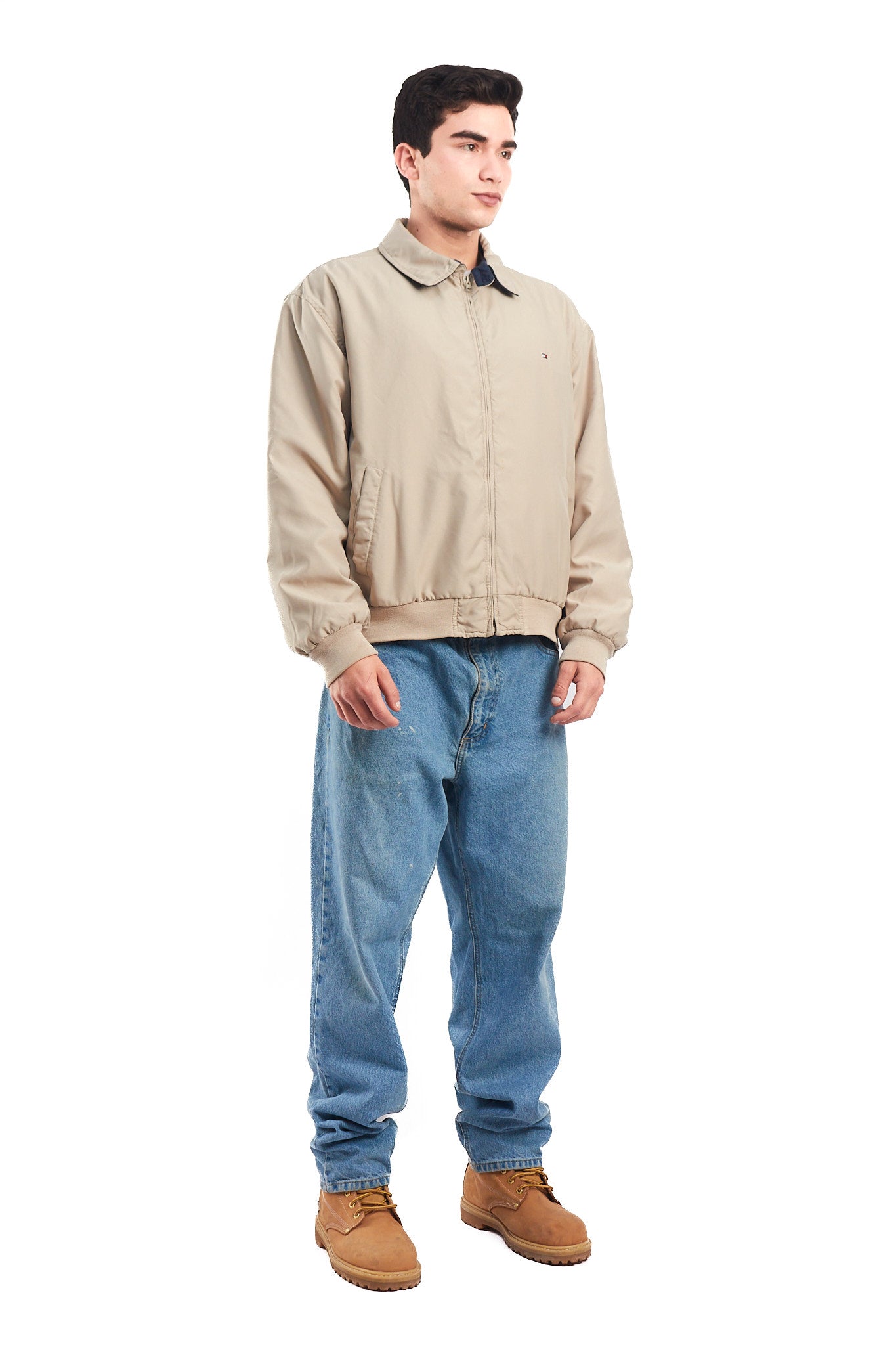 2000 Tommy Hilfiger Khakhi Harrington Jacket (L)